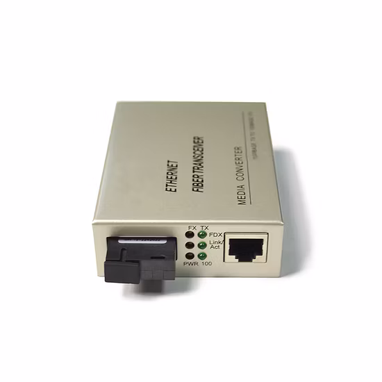 Convertitore multimediale in fibra ottica RJ45 con porta SFP Ethernet 10/100m/1000m con connettore Sc/LC/St